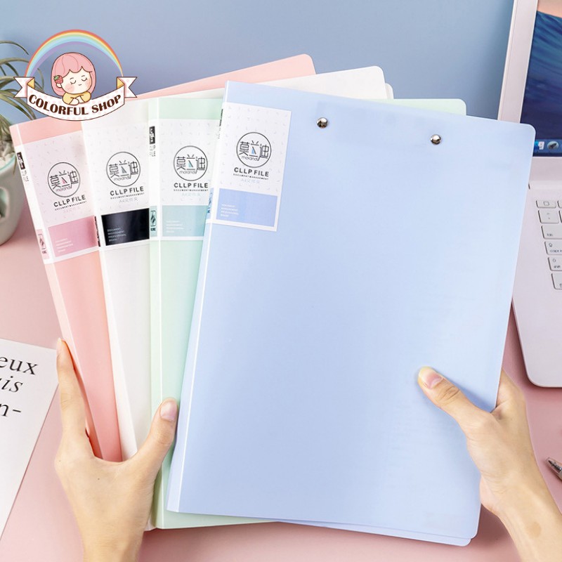 Bìa File Bảng Kẹp Tài Liệu Văn Phòng Cao Cấp Kẹp Đôi A3 A4 A5
