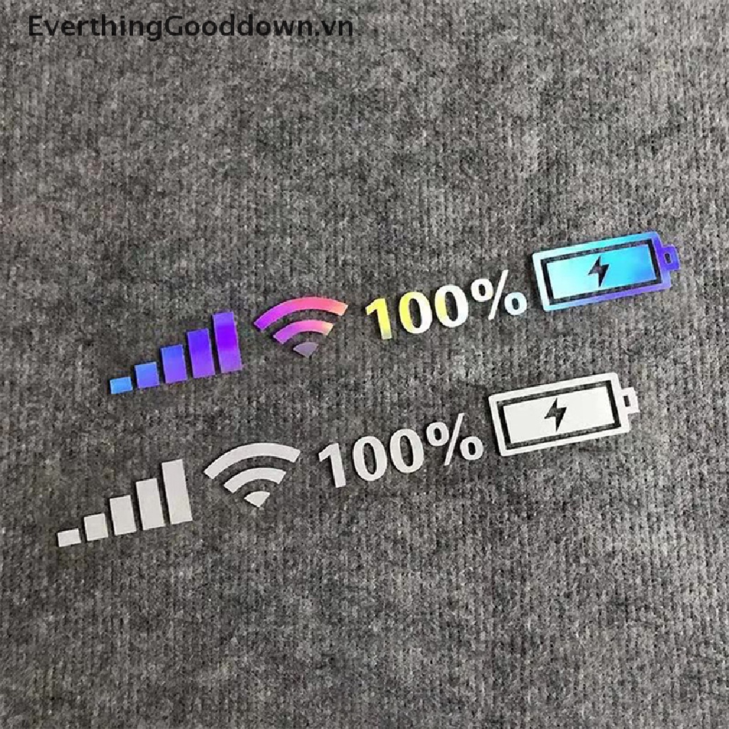 Everthinggooddown Sticker Vinyl Dán Kính Chắn Gió Xe Hơi In Hình Vui Nhộn