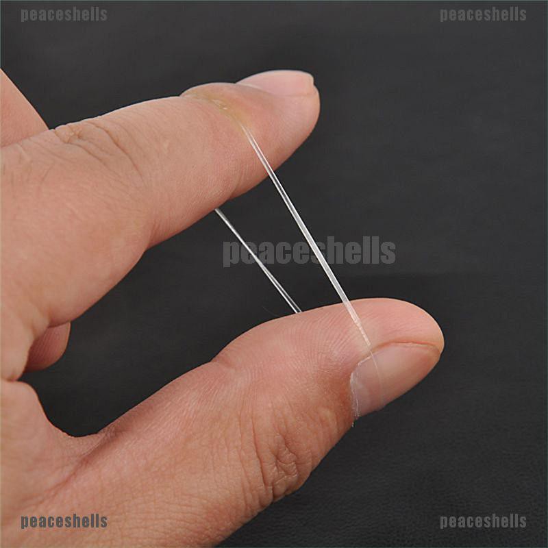 Set 200 / 500 Dây Buộc Tóc Đuôi Ngựa Trong Suốt