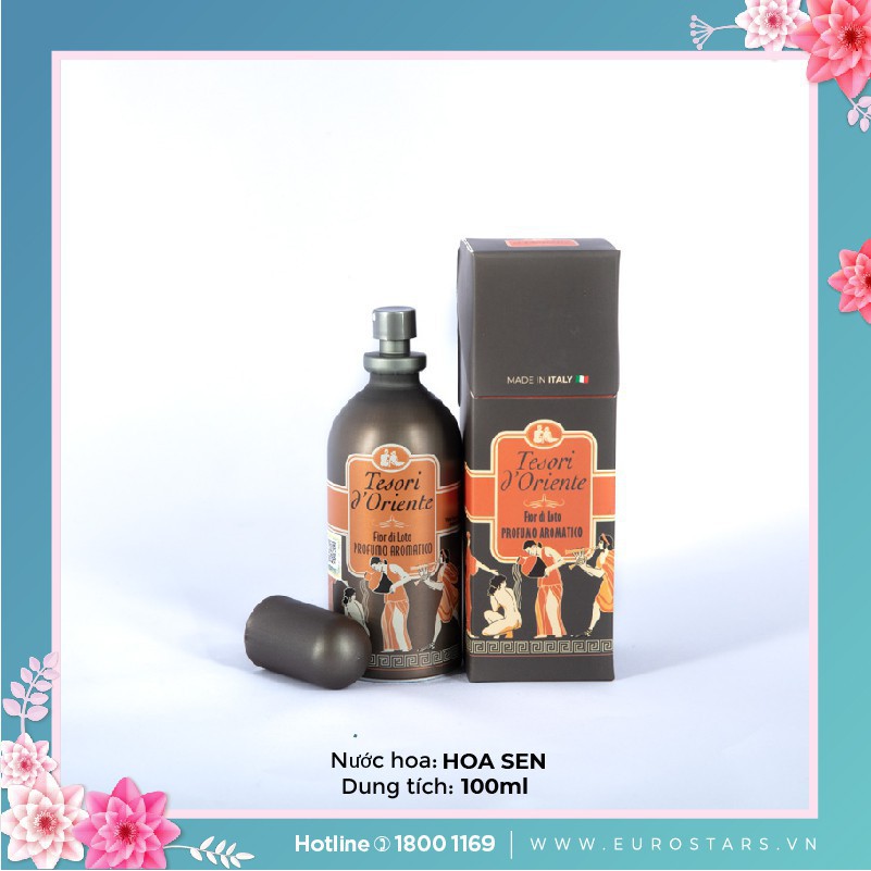 [CHINH HÃNG] Nước Hoa Italia hương Hoa Sen 100ml Tesori D'Oriente -  Hương thơm say đắm đầy cuốn hút | BigBuy360 - bigbuy360.vn