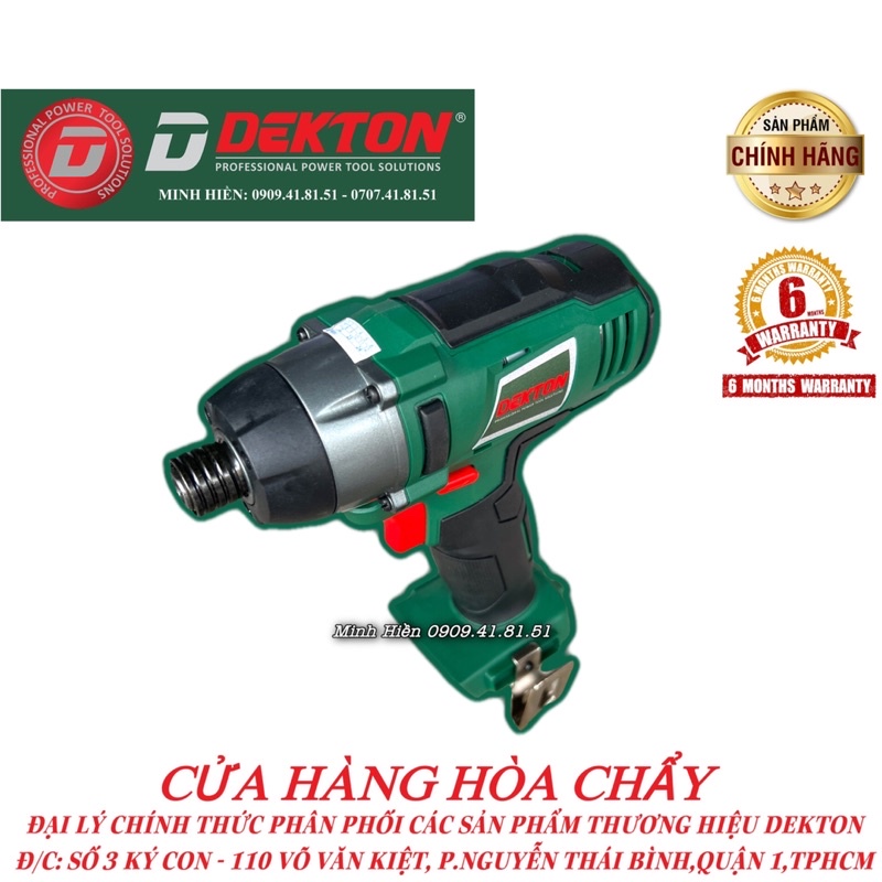 Máy Bắn Vít Dekton 200N.m / D21-CV200N / Dùng Pin D21