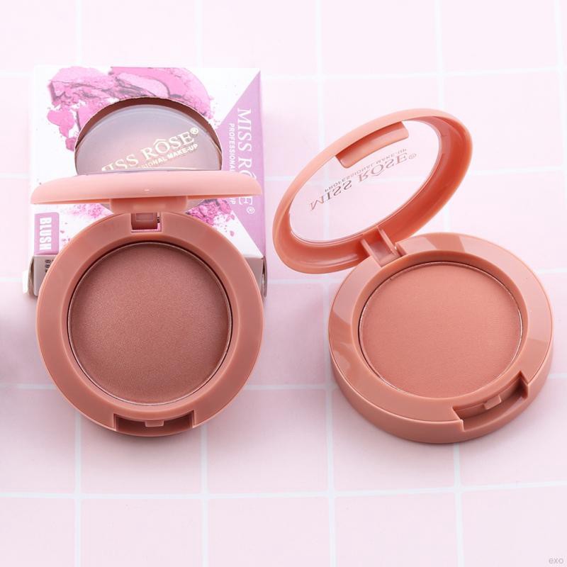 [Hàng mới về] Phấn má hồng trang điểm 12 màu lì lâu trôi không thấm nước MISS ROSE