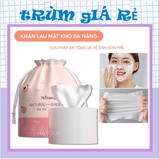 Khăn mặt khô Animerry/ yangcare dùng 1 lần lau khô, lau ướt , Giấy lau mặt dùng một lần