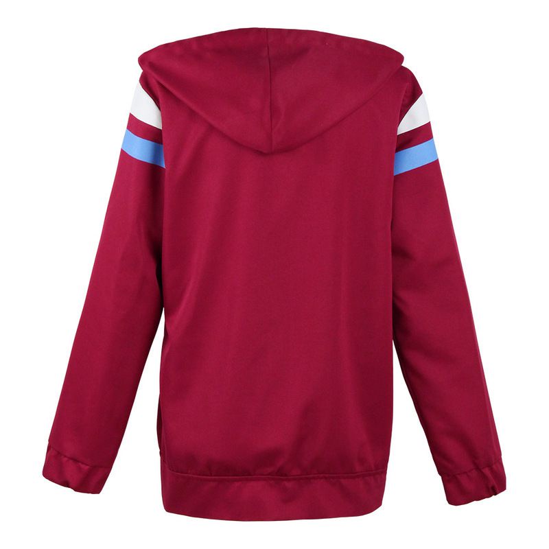 Wanda Vision-Scarlet Witch Hoodie Cosplay Costume Zip Up Jacket Coat Halloween Carnival Suit