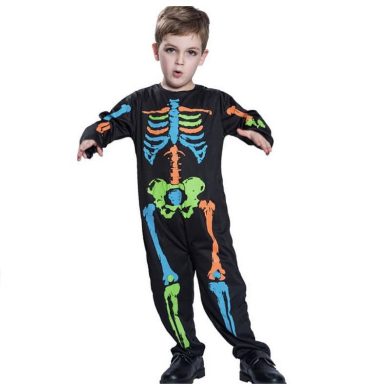 Bộ Đồ Hóa Trang Bộ Xương Độc Đáo Cho Bé Dịp Halloween