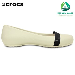 Giày Bệt Nữ Crocs Brynn Flat (màu White)