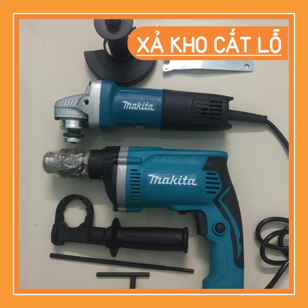 COMBO bộ máy khoan makita + mài makita bảo hành 12 tháng .