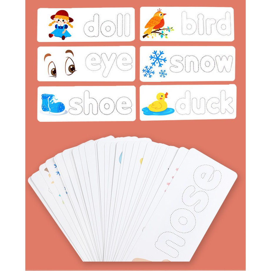 Đồ chơi giáo dục: Trò chơi ghép chữ tiếng Anh-Spelling game - KKstore