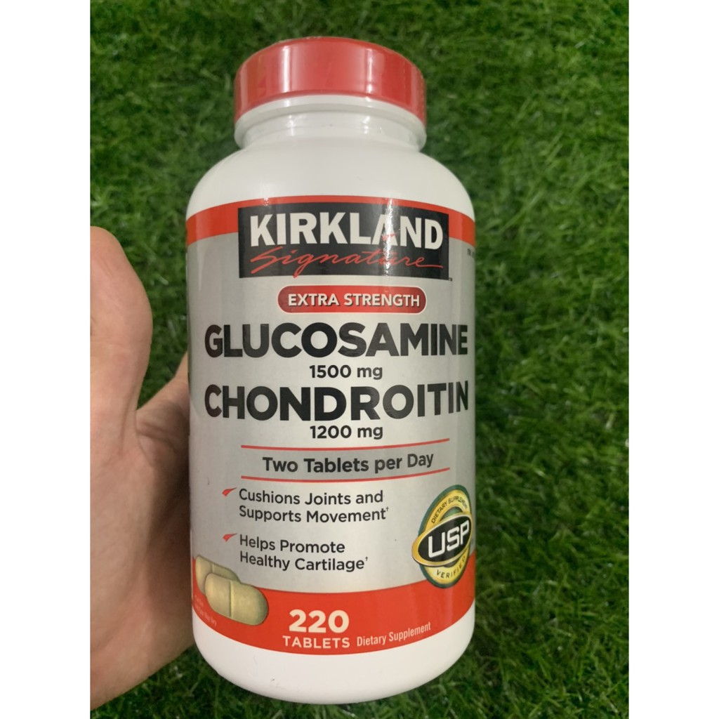 hộp 220 viên bổ khớp Glucosamine 1500mg &amp; Chondroitin 1200mg của Mỹ