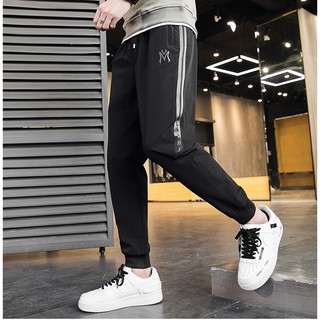 Quần Jogger Nam Bo Gấu Phối Sọc In Chữ Kiểu Dáng Trẻ Trung Thời Trang Mixx Men QUAN NAM 1000058