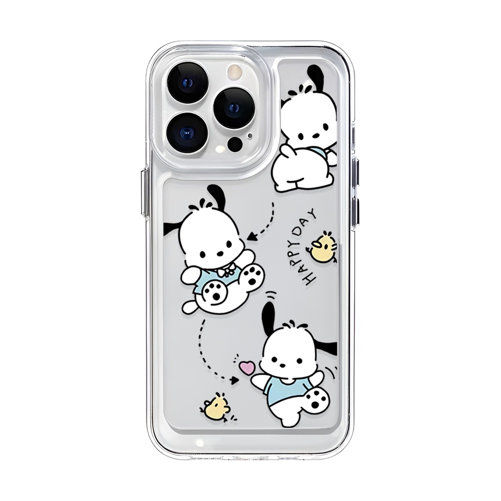 Ốp Điện Thoại Trong Suốt In Hình Pochacco Cho iphone 14 Pro Max 14 Plus 13 11 12 7Plus X XR XS Max 8 7