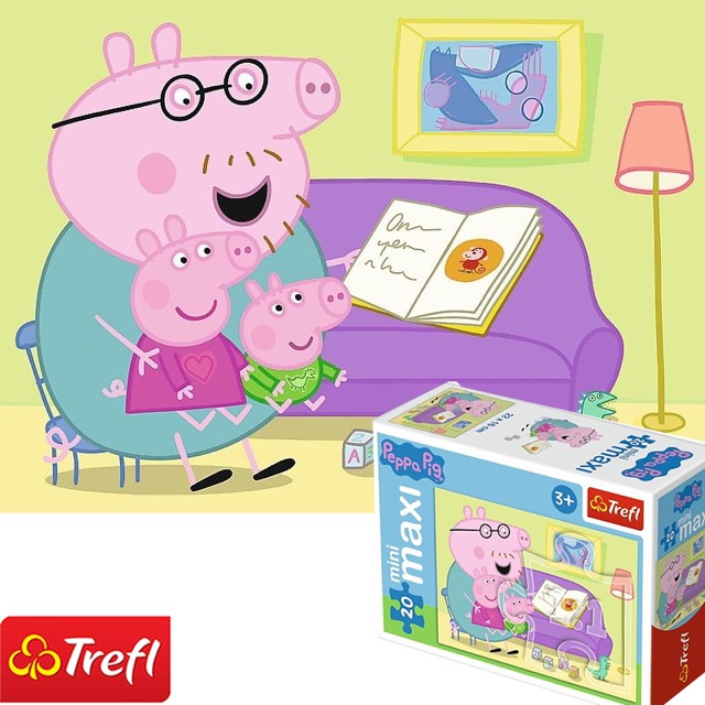 Tranh ghép hình TREFL miniMaxi 56000 - 20 mảnh Peppa Pig