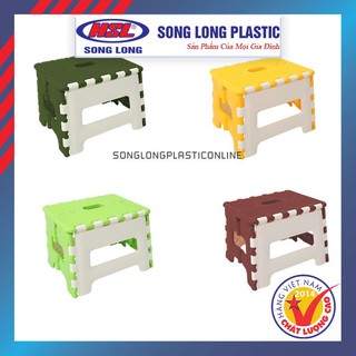 Ghể Đẩu Trung Gấp Song Long 2578 🚨SIÊU RẺ !!! RẺ NHẤT🚨  GHẾ XẾP NHỰA - GHẾ GẤP