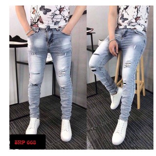 QUẦN JEAN NAM MẪU XỊN CHẤT GIÃN 668 RR