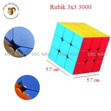 Rubik 3x3, 2x2, 3x3, 3D, Đồ chơi rubic 3 tầng khối lập phương Sóc Nâu giúp bé rèn luyện và phát triển trí não
