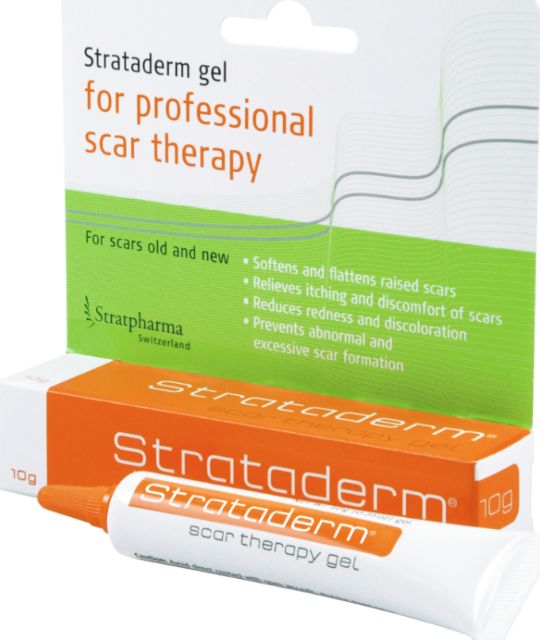 gel mờ sẹo strataderm 5gr 10gr 20gr Thụy Sỹ