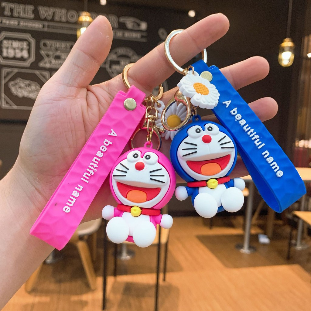 Móc Chìa Khóa Jingle Cat Doraemon Trang Trí Cặp Đi Học, Đồ Sưu Tầm Độc Đáo