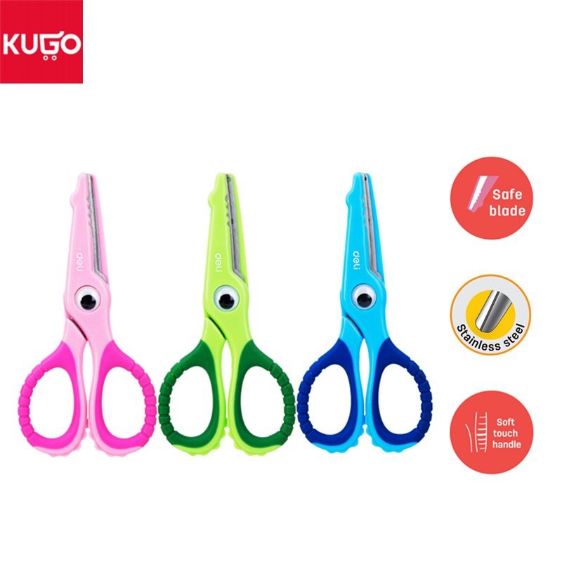 Kéo Cắt 135mm DIY Thiết Kế Dễ Thương An Toàn Cho Bé