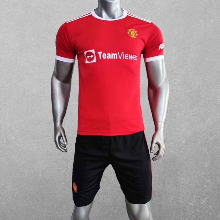 Quần áo bóng đá CLB Manchester Đỏ Vải thun lạnh cao cấp