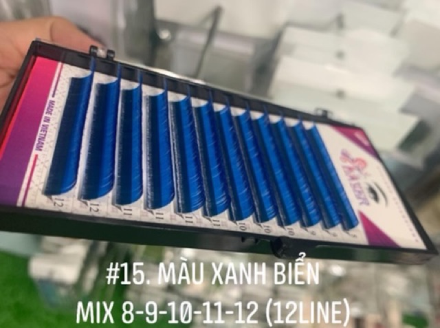 Tổng hợp - Mi màu mix size các loại ( lông mi nối ), nhiều màu sắc đặc biệt, siêu đẹp