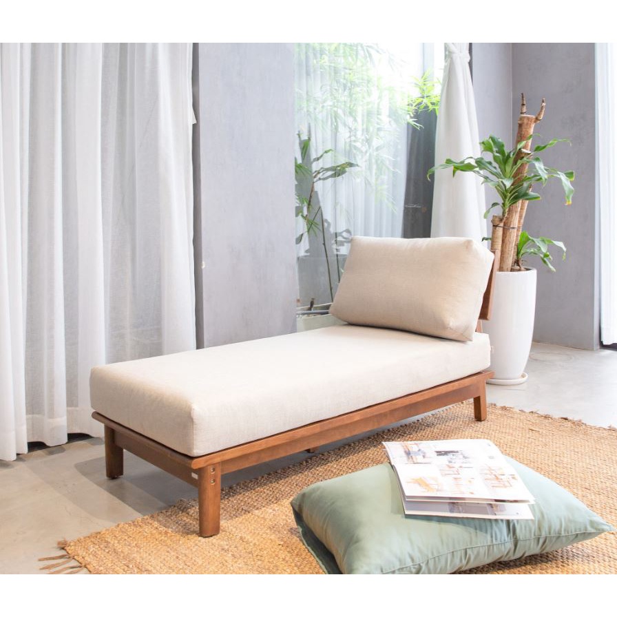 Ghế Sofa Góc Gỗ Cao Su Tự Nhiên MOHO VLINE 601