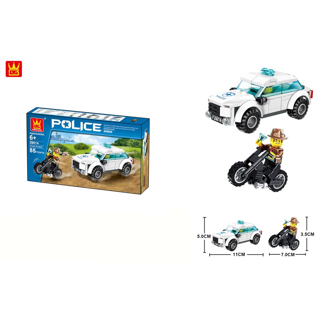 Lego Ghép Hình Cảnh Sát