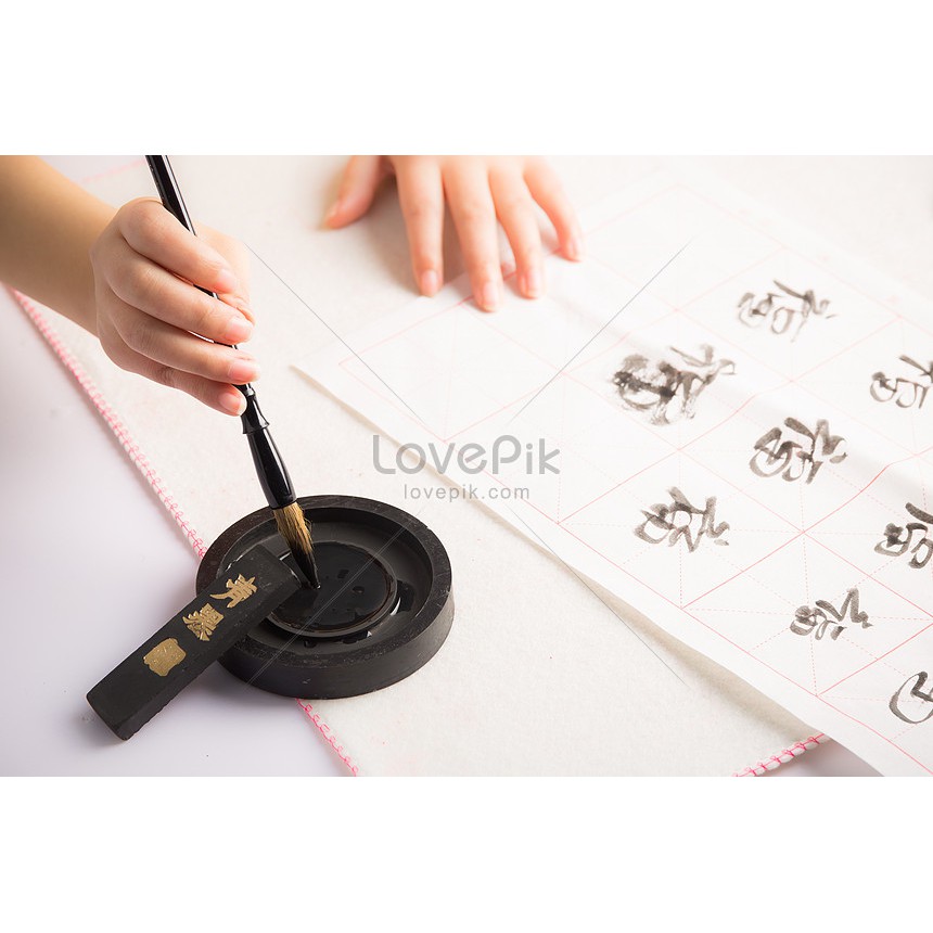 Bút lông thư pháp, Cọ thư pháp Chính Phẩm Lang Hào dùng cho người mới học viết thư pháp