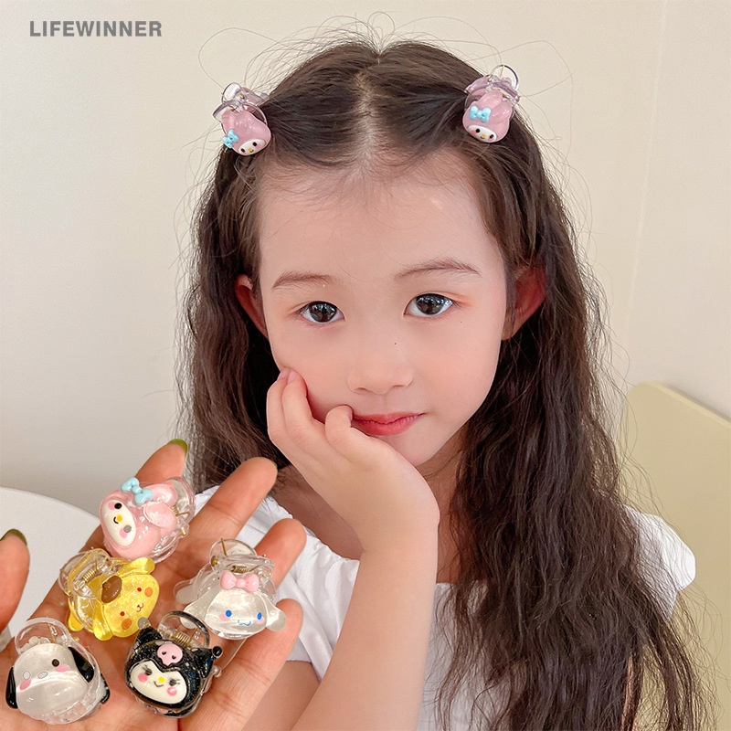 Kẹp Tóc / Kẹp Tóc Đuôi Ngựa Cỡ Nhỏ Hình Hoạt Hình Yugui dog Kulomi Phong Cách Hàn Quốc Ngọt Ngào Cho Nữ / Kẹp Tóc Đuôi Ngựa Đơn Giản