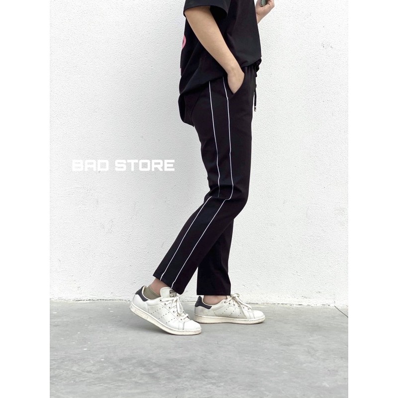 ( ẢNH THẬT ) Quần Baggy 2 Sọc - Chất Umi Hàn Co Giãn Thoải Mái | BigBuy360 - bigbuy360.vn