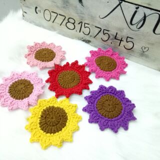 Đế lót ly Hoa Hướng Dương handmade