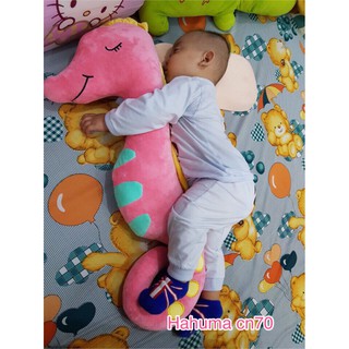 Gối Ôm Cá Ngựa Cho Bé Dài 60cm – Mềm Mại, Êm Ái, Hình Thú Dễ Thương