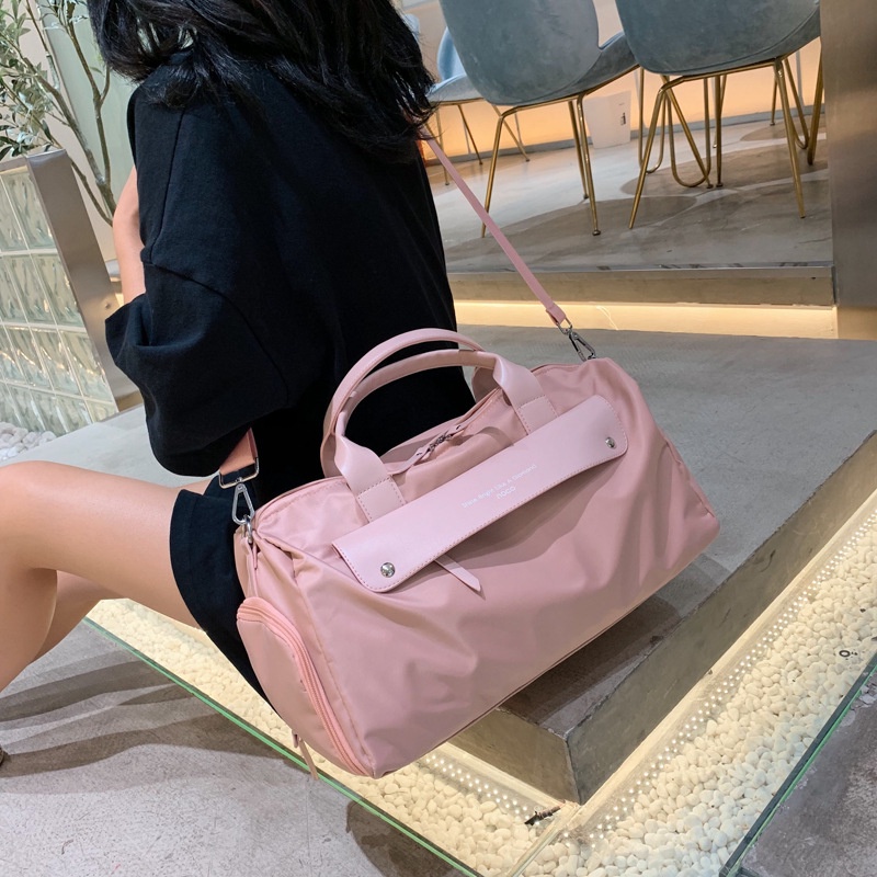 Túi Xách Tay Đựng Hành Lý Đồ Tập Gym/Du Lịch Chia Ngăn Khô Và Ướt Cho Nữ