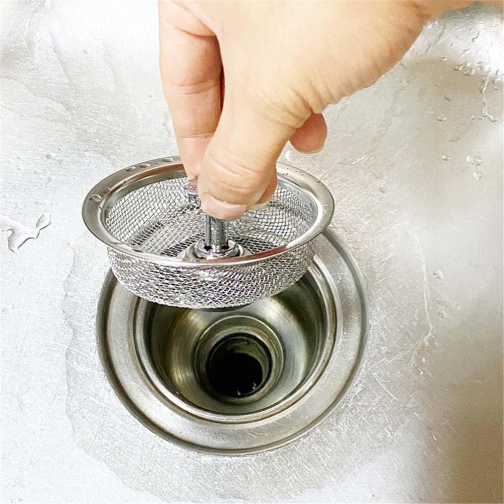Lưới Lọc Bằng Thép Không Gỉ Chống Tắc Nghẽn Cho Bồn Rửa Nhà Bếp / Phòng Tắm