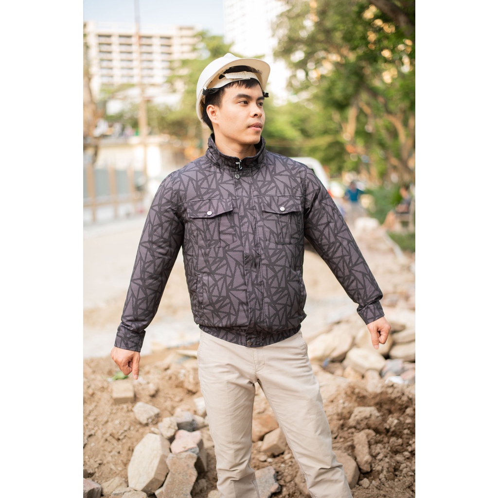 [くちょうふく] Áo Điều Hòa Nhật Bản có đá khô làm lạnh/Pin Li-Polymer 11-24 tiếng lâu chai/BH 12 tháng