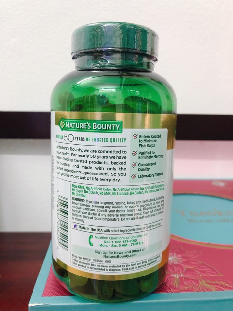 Dầu cá Nature's Bounty Fish Oil 1400mg 130 viên. | BigBuy360 - bigbuy360.vn