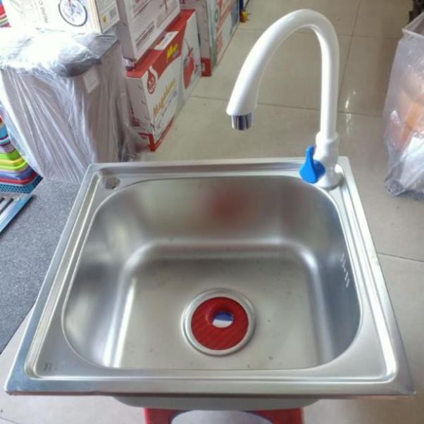 CHẬU RỬA CHÉN INOX 304,KT 37 × 42