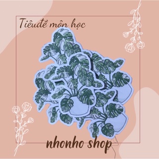 Nhãn dán cây cối -nhonho shop