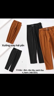 QUẦN BAGGY VẢI NỮ SIÊU HÓT