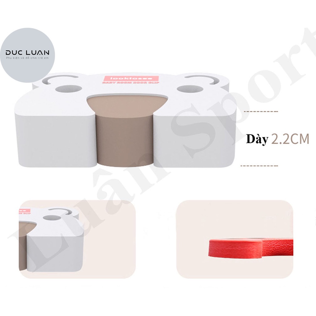 Miếng chặn cửa chống kẹt tay - Cài cửa chống va đập - Xốp EVA an toàn tuyệt đối - Chính hãng Look tosee