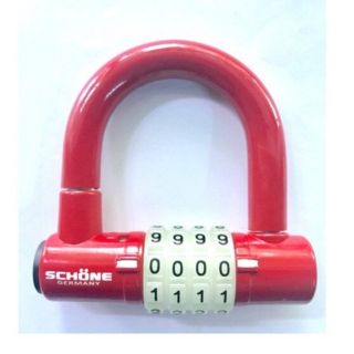 Ổ Khóa Số Dạ Quang SCHONE SC-801 Cao Cấp ( Màu Đỏ )