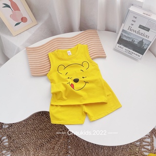 Cặp ba lỗ gấu béo bé trai