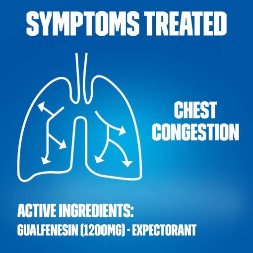 Mucinex 1200mg Maximum Strength 14 viên Hỗ trợ cắt cơn ho có đàm, tức ngực.