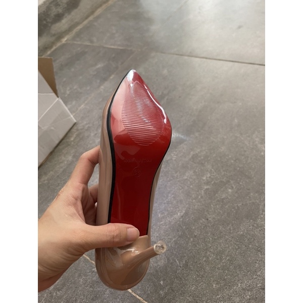Giày cao gót 7p màu nude