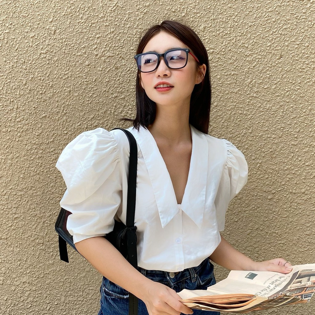 Gọng kính cận nam nữ Lilyeyewear mắt vuông chất liệu nhựa dày dặn chắc chắn thời trang 8261 | BigBuy360 - bigbuy360.vn