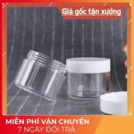 Hủ Đựng Kem ❤ GIÁ TỐT NHẤT ❤ Hủ nhựa 20g nắp trắng , hủ chiết kem , chai lọ chiết mỹ phẩm , phụ kiện du lịch