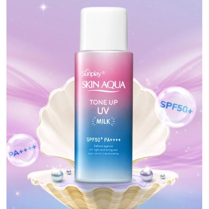 Sữa Chống Nắng Hiệu Chỉnh Sắc Da Sunplay Skin Aqua Tone Up UV Milk SPF 50+/Pa++++ 50g | BigBuy360 - bigbuy360.vn