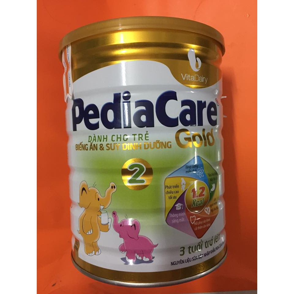 [Chính Hãng] Sữa bột PediaCare Gold 2-1 lon 900g date 2023