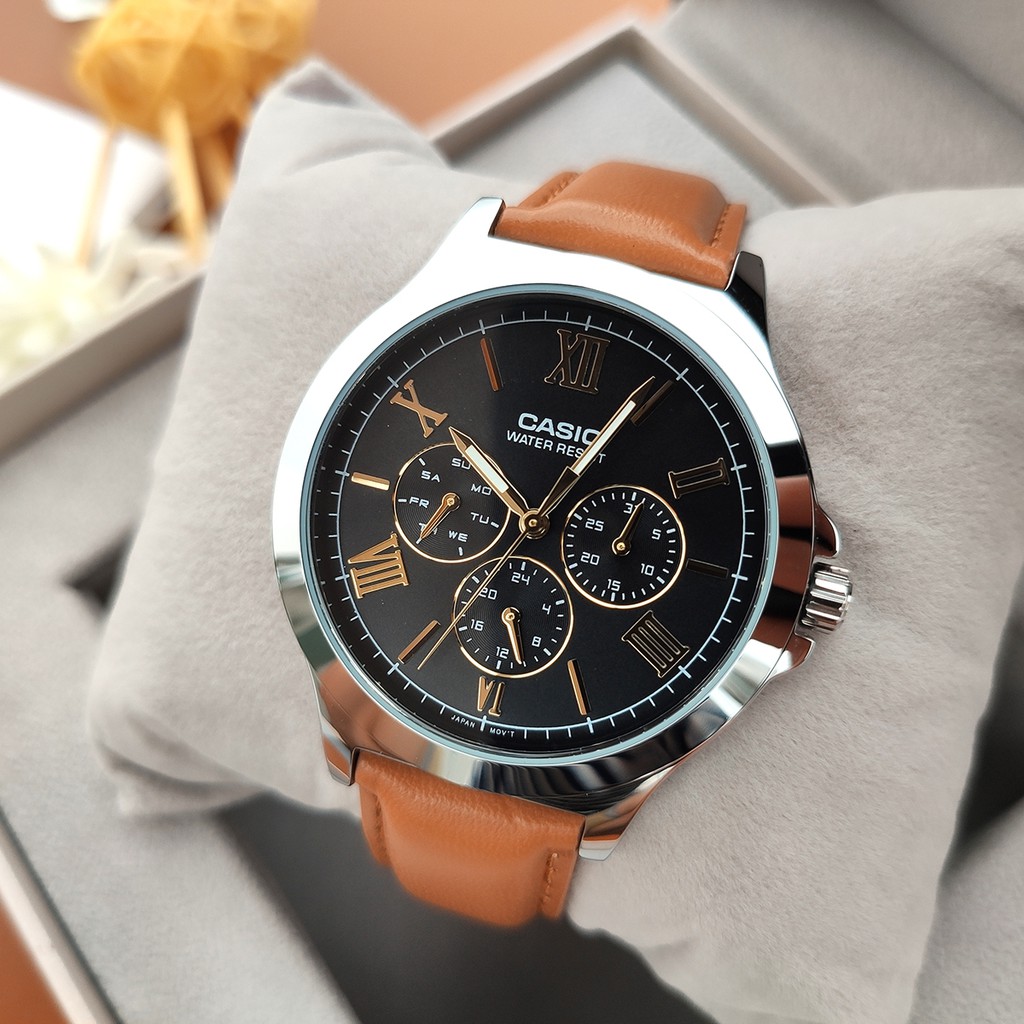 Đồng hồ nam casio ❤️ 𝐅𝐑𝐄𝐄𝐒𝐇𝐈𝐏 ❤️ Đồng hồ casio MTP-V300 MTP-V300GL-9A MTP-V300D-3A chính hãng Anh Khuê