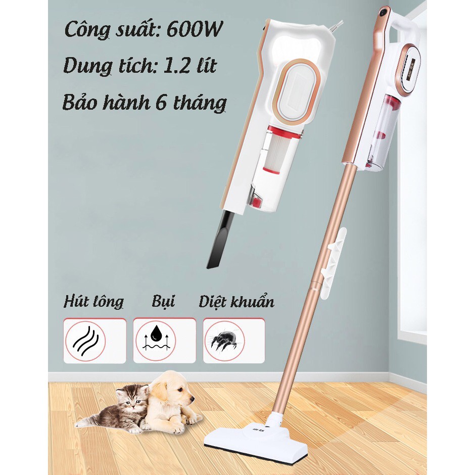 Máy Hút Bụi Cầm Tay Gia Đình Cát Á Công Suất Lớn 600W Bảo Hành 6 Tháng HB88