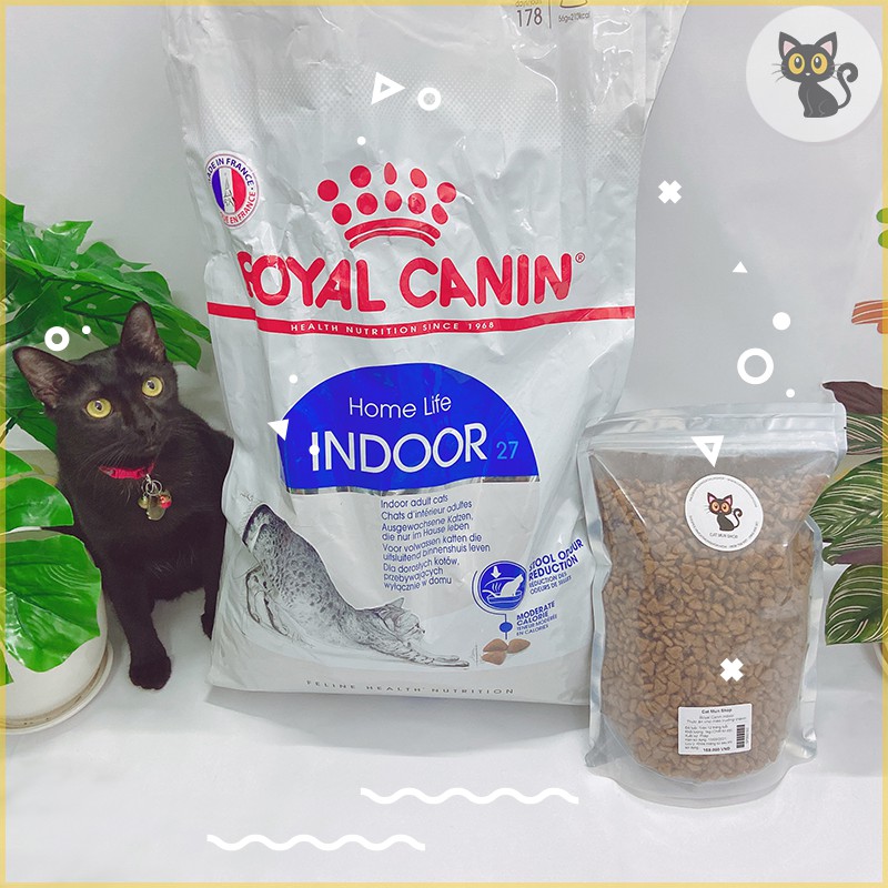 Combo cát Nhật bịch đen 8L + 1kg hạt viên Cat Eye / Royal Canin Indoor + Khay vệ sinh cho mèo (kèm xẻng) luca222